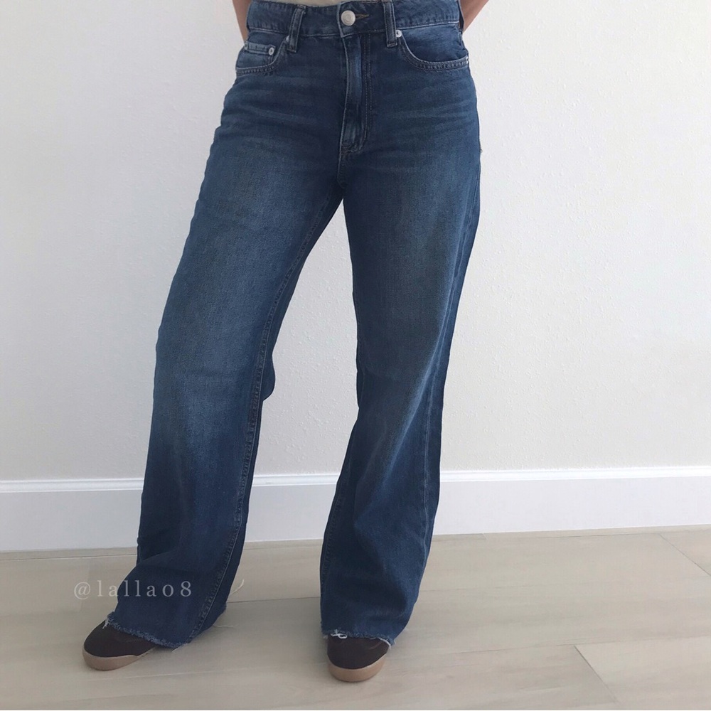 Aeropostale High Rise Wide Leg Jeans